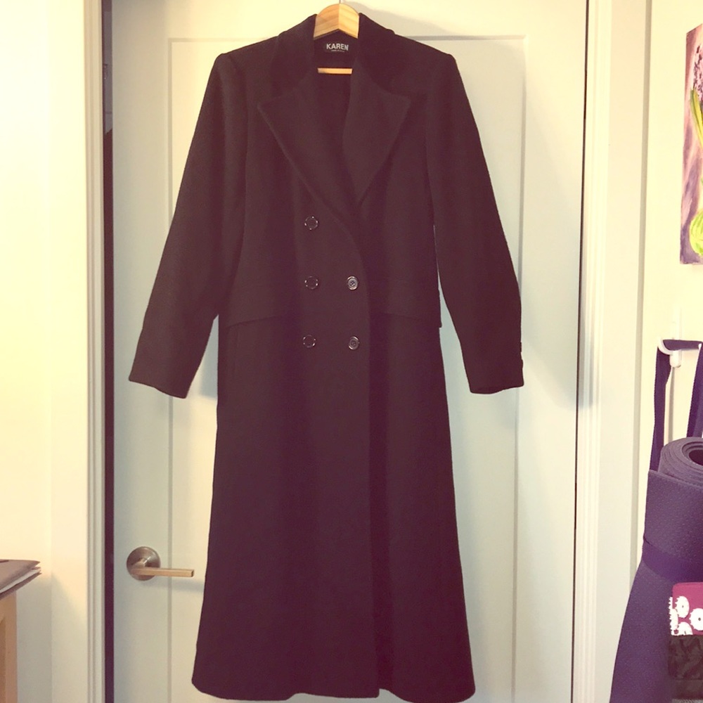Black Wool peacoat